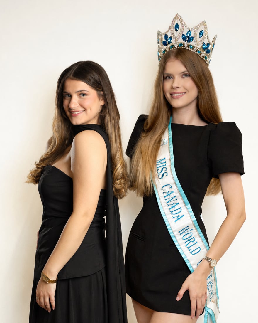 Sisters Diana and Liliia, founders of D&L Modeling Academy